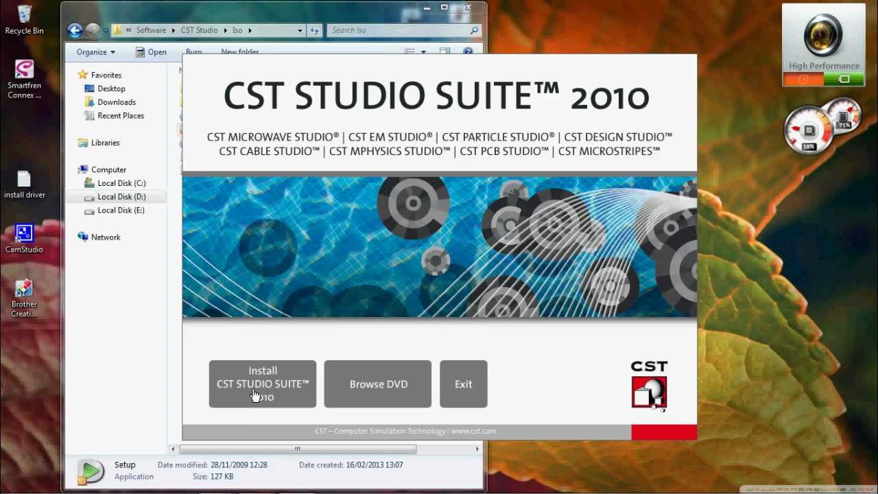 cst studio suite student edition crash